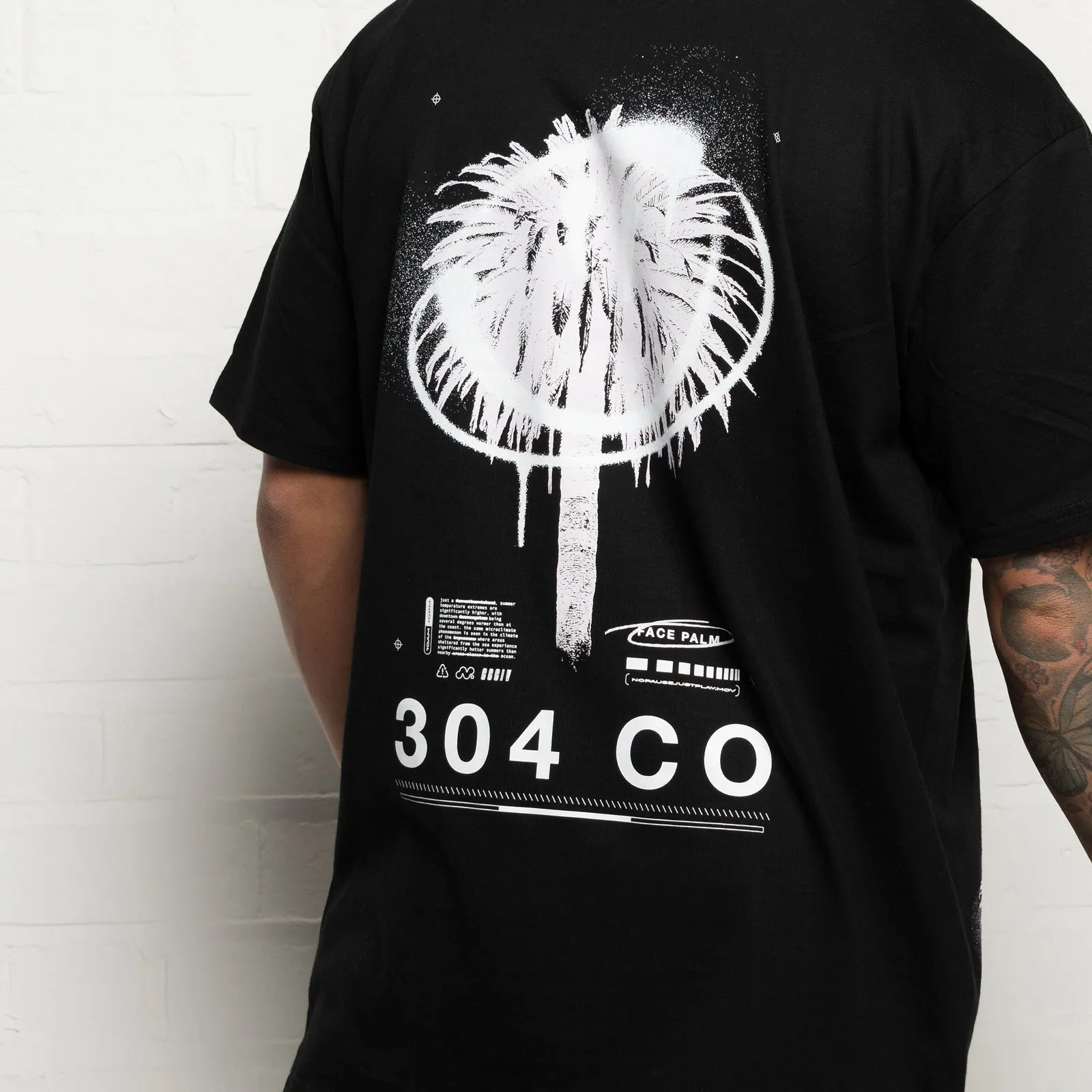 304 Face Palm T-Shirt Black