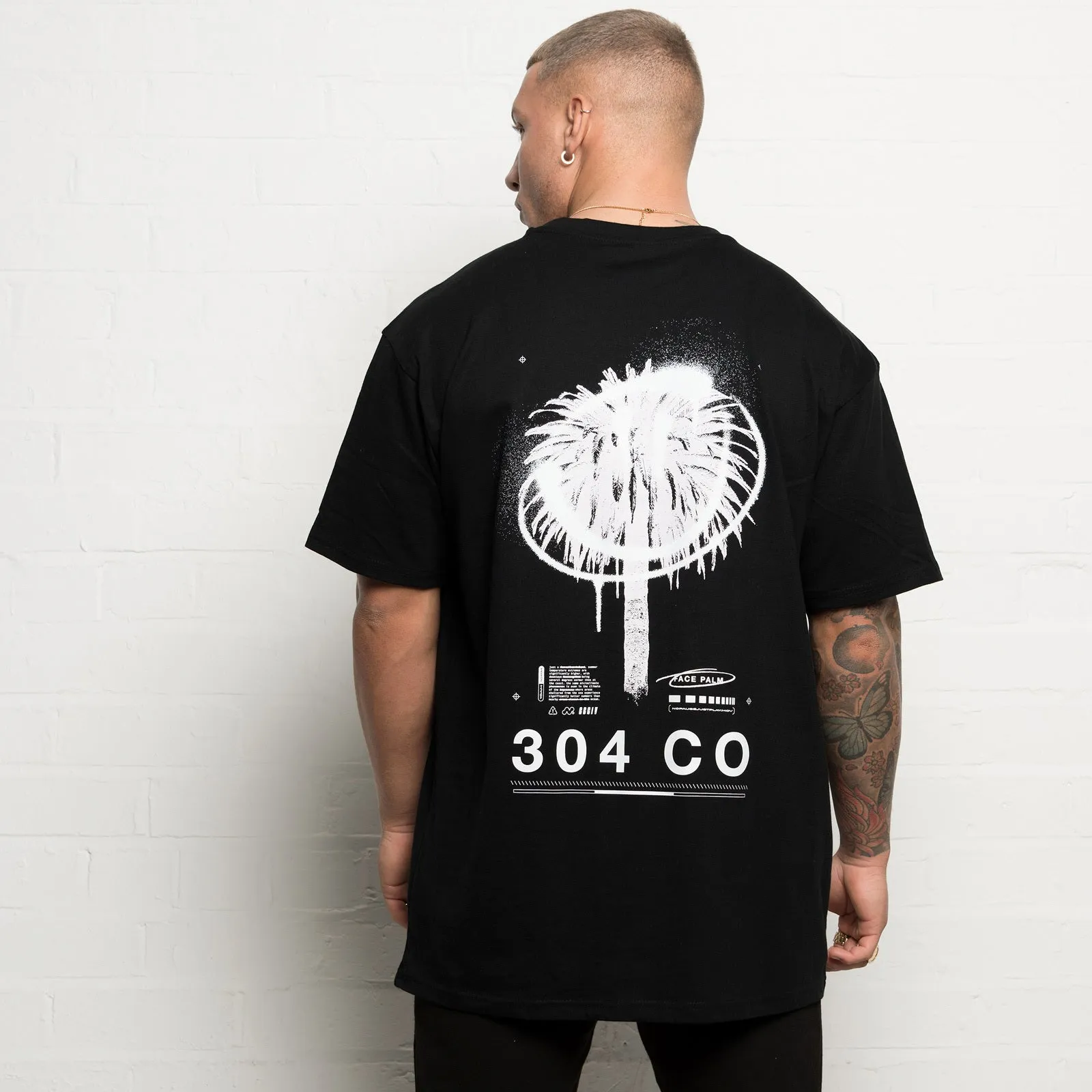 304 Face Palm T-Shirt Black