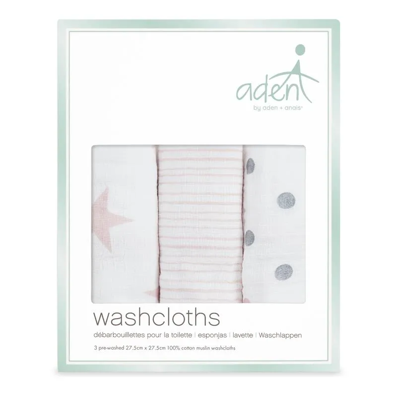 Aden and Anais - Aden by Anais - Wash Cloth Set - Doll