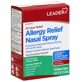 Allergy Relief Fluticasone Propionate Nasal Spray (Comparable to Flonase) 120 Metered Sprays