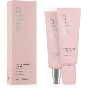 Atte Vegan Relief Sun BB SPF50 PA     70ml VEGAN RELIEF SUN BB SPF50 PA     Vegan Sunscreen Cream Base ATHÉ Official Organic Cosmetics Cruelty Free Korean Cosmetics