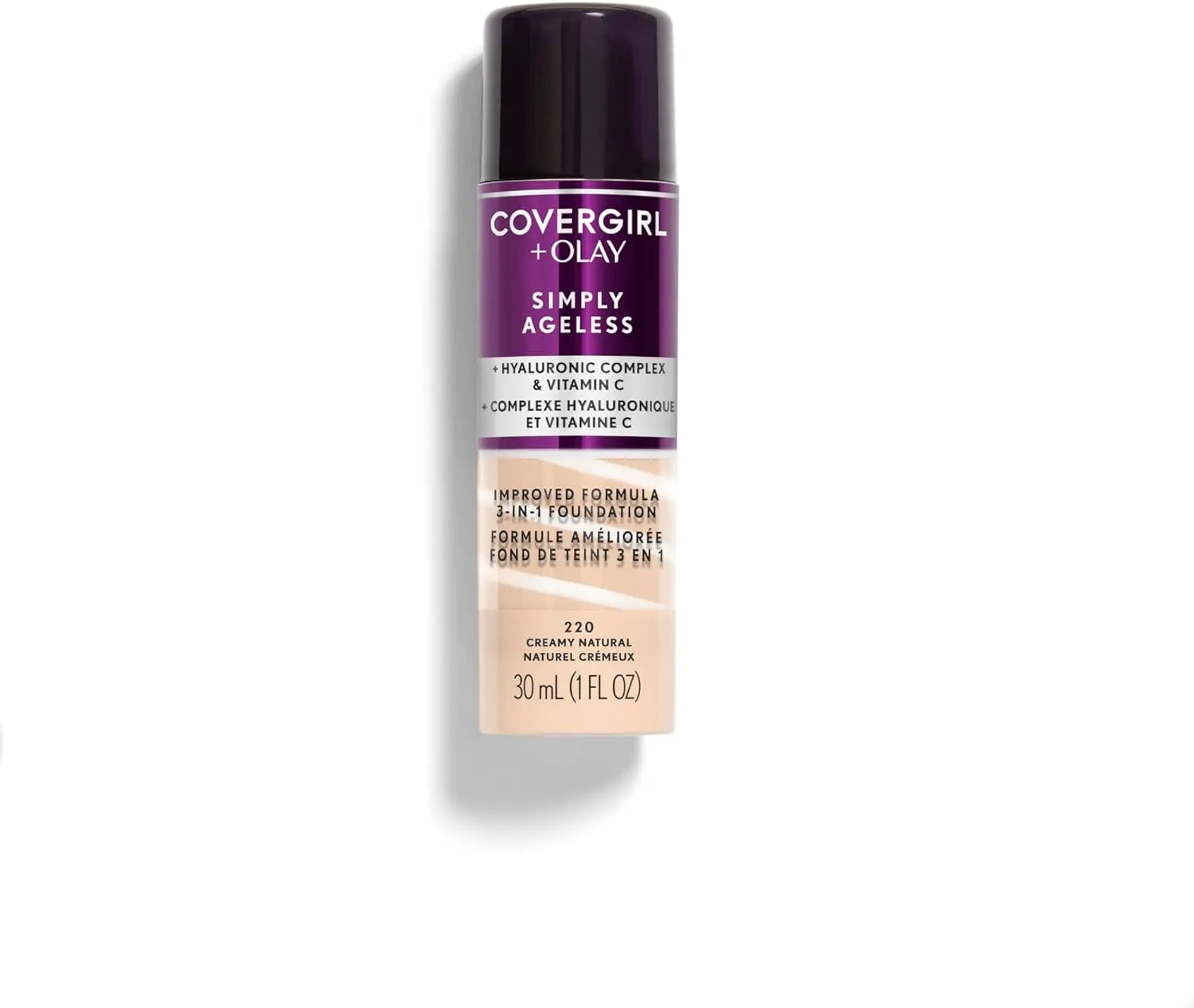 Covergirl & Olay Simply Ageless 3 In 1 Foundation 220 Creamy Natural