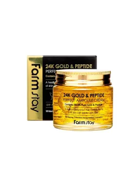 Farmstay 24K Gold & Peptide Perfect Ampoule Cream 80ml