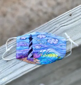 Hatteras Waves Face Mask