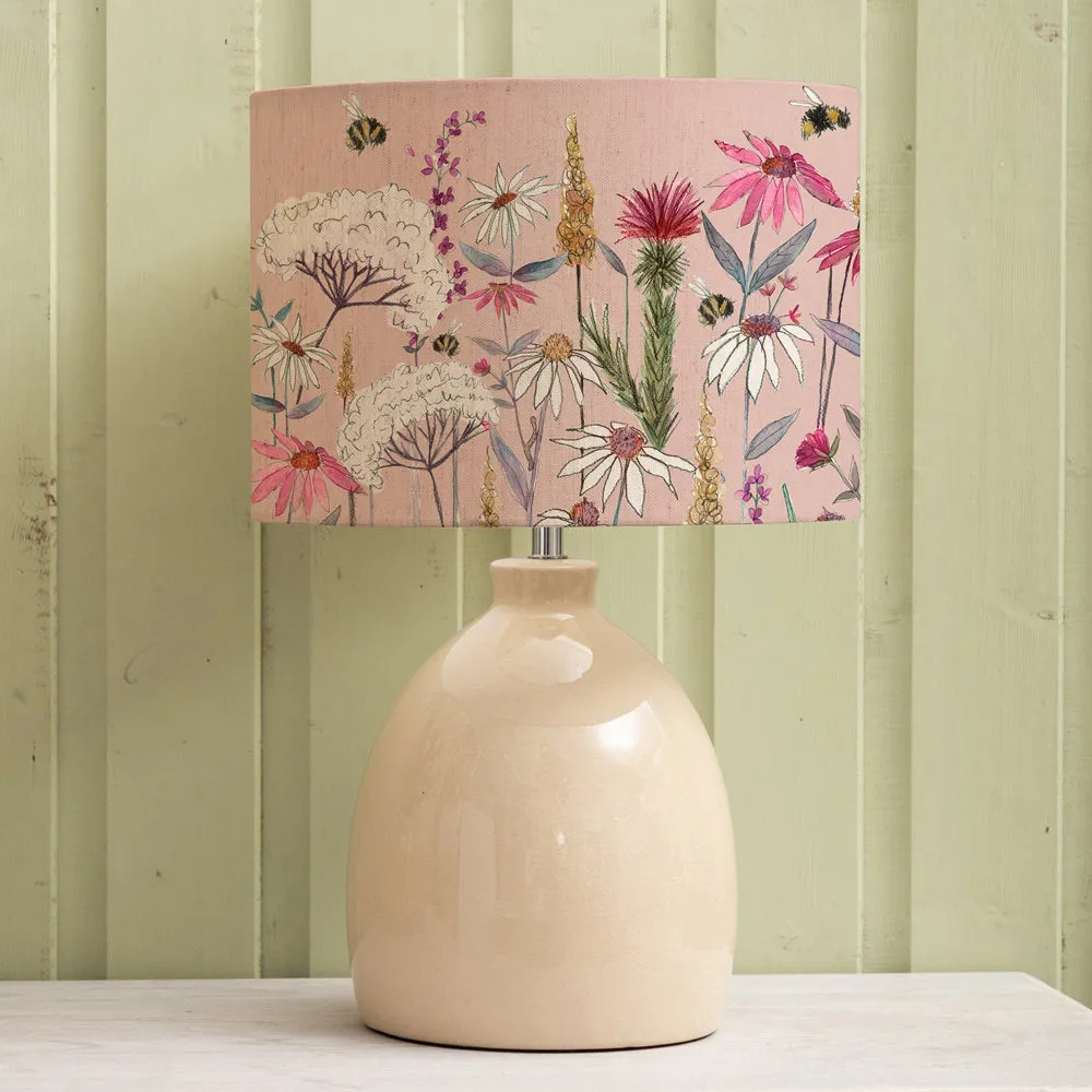 Hermione Eva & Leura Complete Table Lamp Cream/Blush