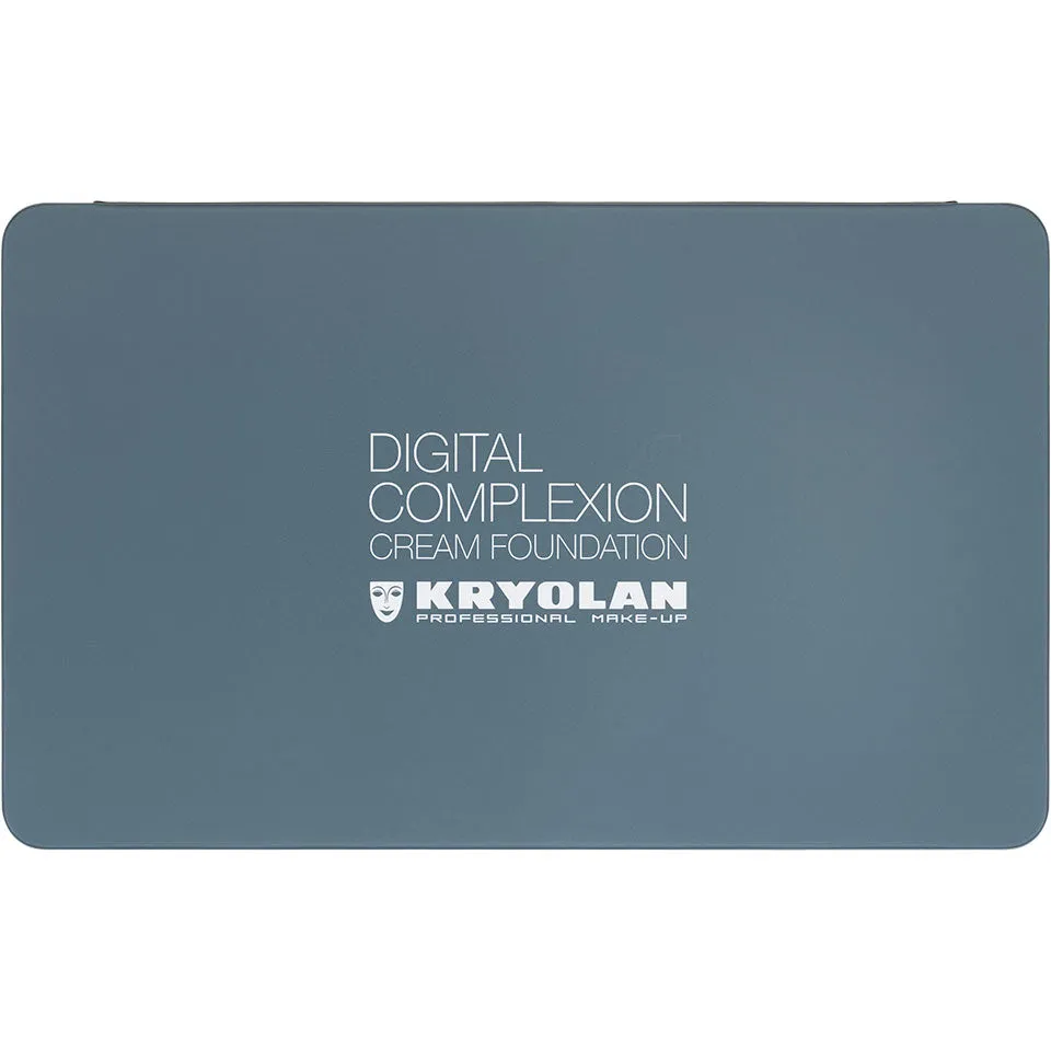 Kryolan Digital Complexion Cream Foundation Palette 14 Pan Digital 1