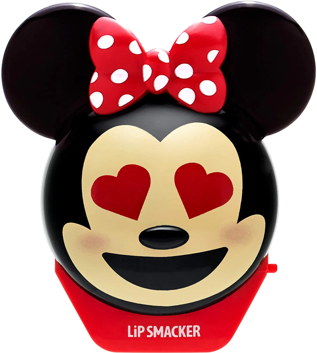 Lip Smacker Disney Emoji Lip Balm, Minnie Strawberry Le-Bow-Nade, 0.26 Ounce
