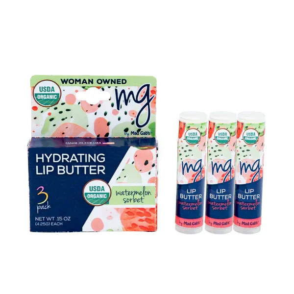 Mad Gab 6 pk Watermelon Sorbet and Lemonade Lip Balms
