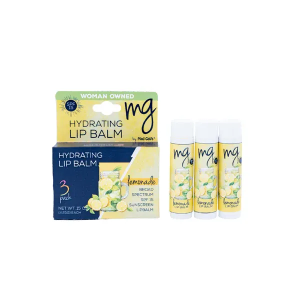 Mad Gab 6 pk Watermelon Sorbet and Lemonade Lip Balms