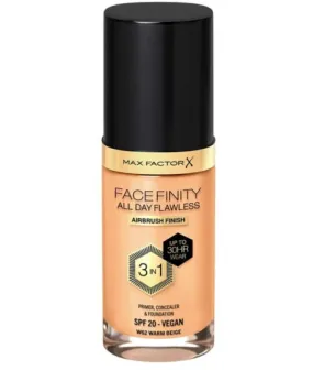 Max Factor Facefinity All Day Flawless 3 in 1 Foundation SPF20 30ml - 64 Rose Gold