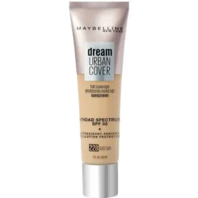 MAYBELLINE - Dream Urban Cover Flawless Coverage Foundation Soft Tan - 1 fl oz (30 ml)