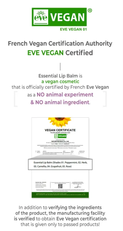 NATURE REPUBLIC Essential Lip Balm Care Treatment