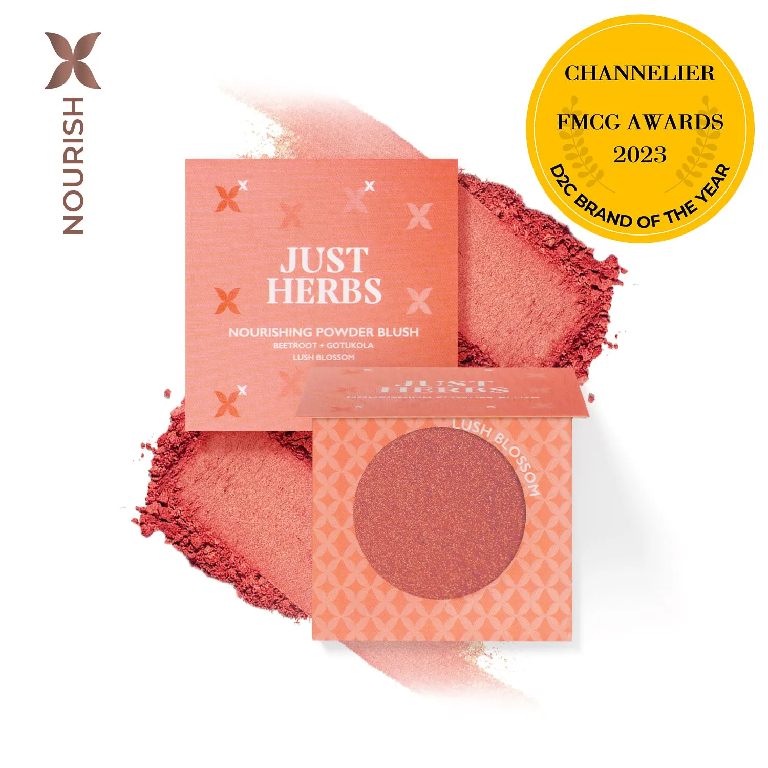 Nourishing Powder Blush with Beetroot and Gotukola