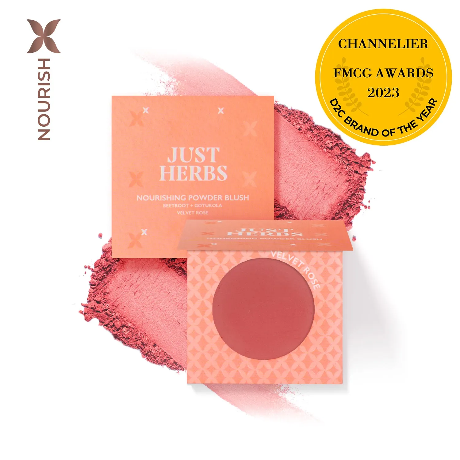 Nourishing Powder Blush with Beetroot and Gotukola