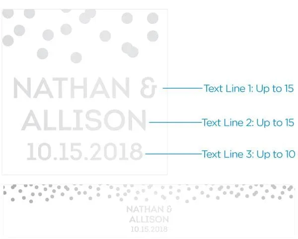 Personalized Lip Balm - Silver Foil (Set of 12)