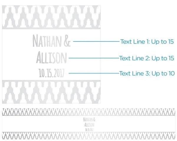 Personalized Lip Balm - Silver Foil (Set of 12)