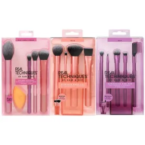 Real Techniques Brush Set (Everyday Essentials, Enhanced Eye, Flawless Base)