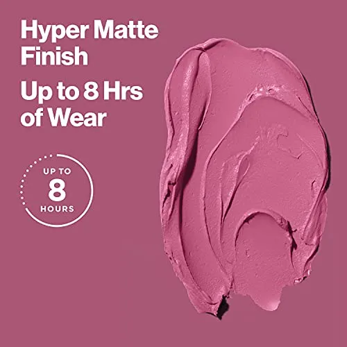 REVLON Ultra HD Lip Mousse Hyper Matte, Longwearing Creamy Liquid Lipstick in Nude / Brown, Desert Sand (840), 0.2 oz