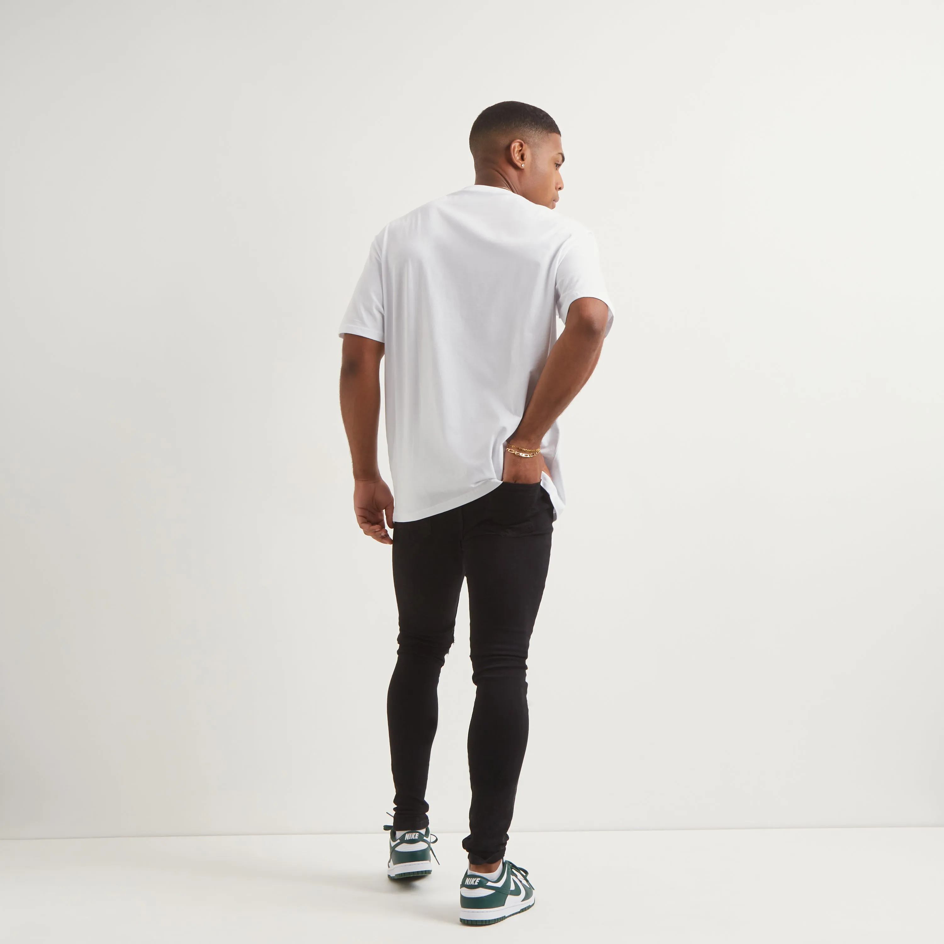Signature Spray On Jeans - Ripped - Black