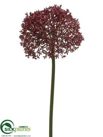 Silk Plants Direct Allium Spray - Lavender - Pack of 6