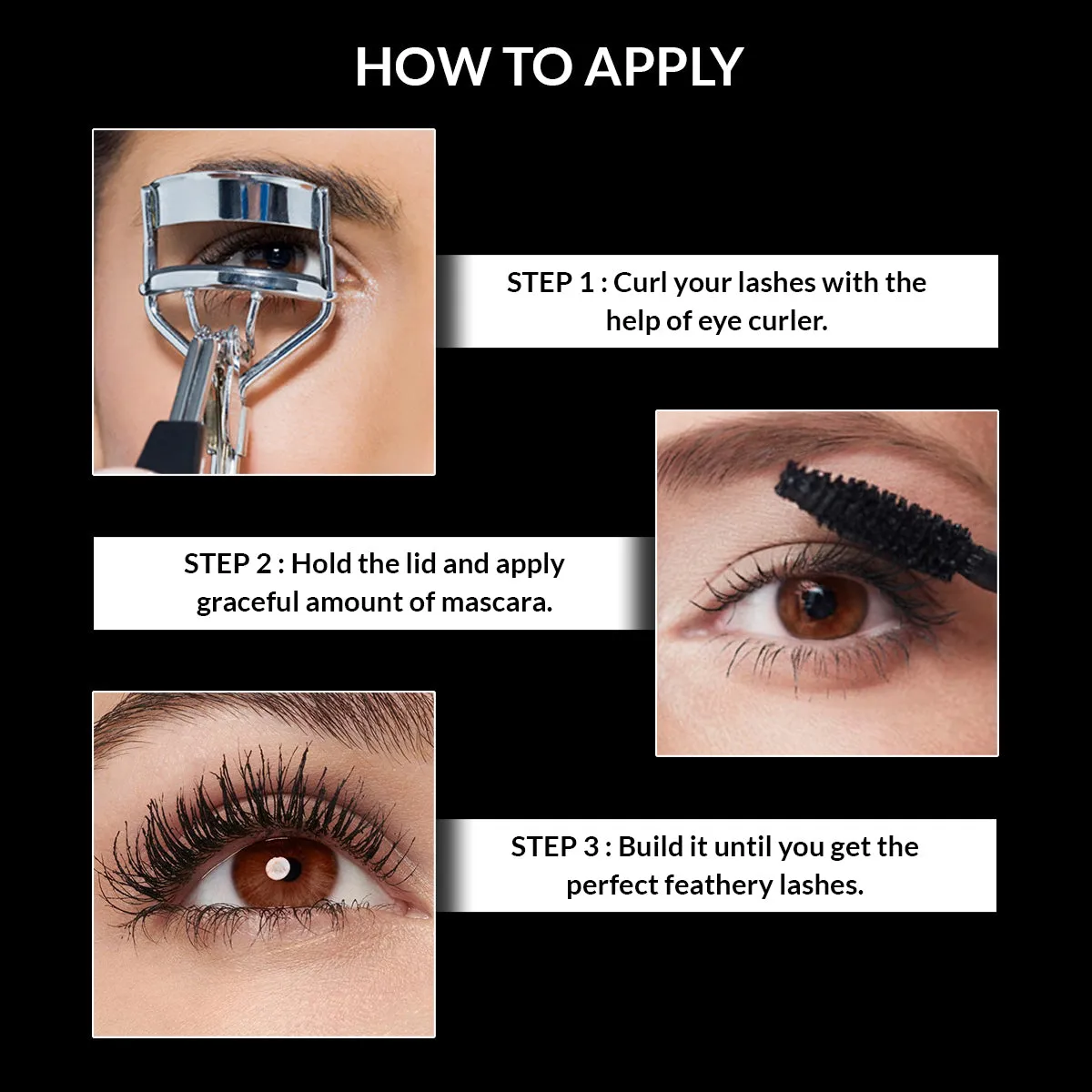 Stars Cosmetics Long Stay Volume Eyeing Mascara (Black) 9.5ml