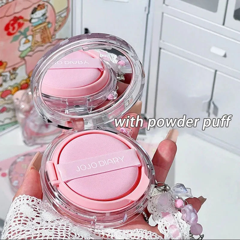Yeknu Cute Cat Air Cushion Compact Cream Hydrated High Coverage Foundation Oil Control Concealer BB Cream Korean Makeup Base Cosmetic